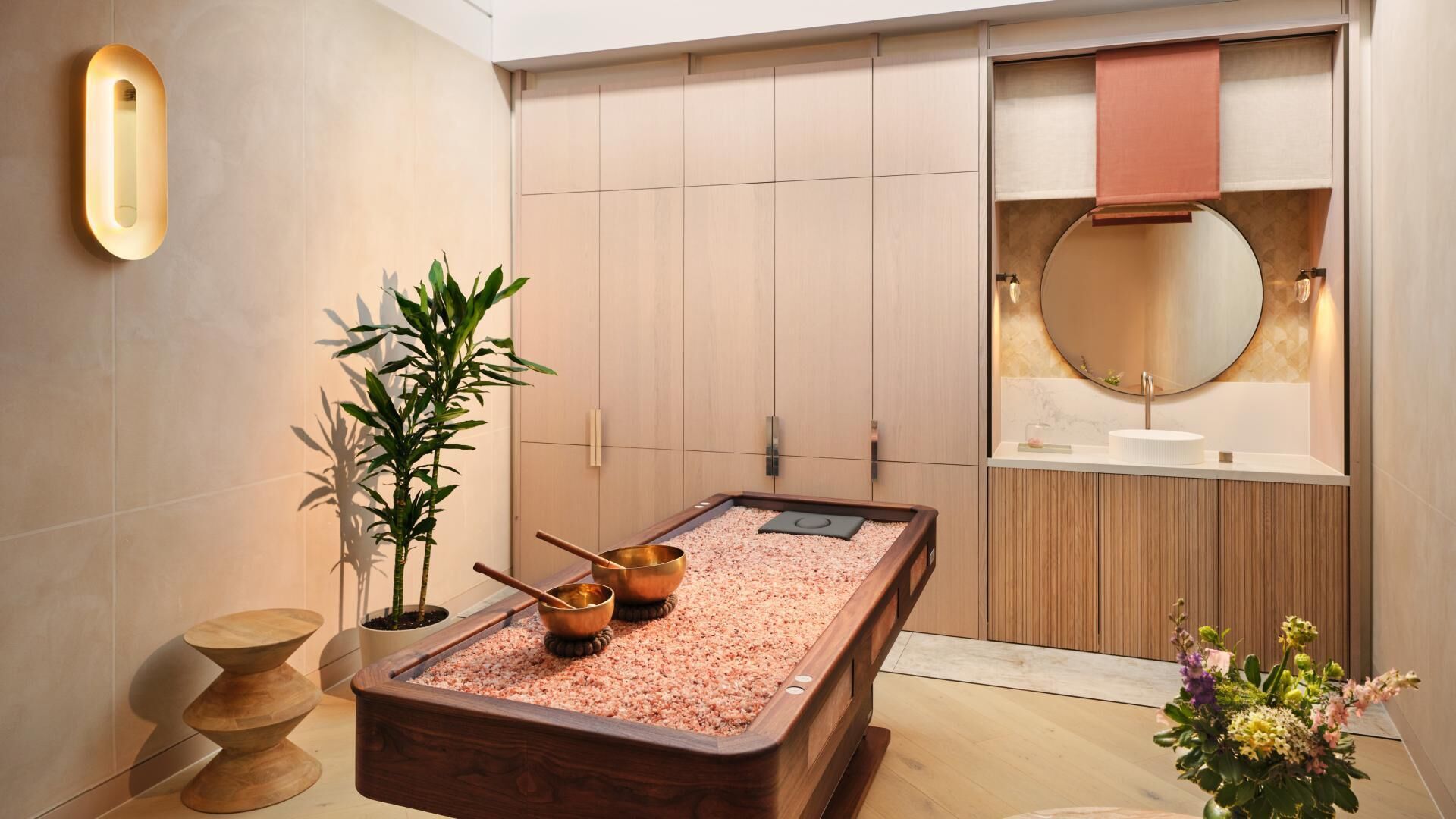 Espace de soins pour les couples, soins corporels, soins d'aromathérapie