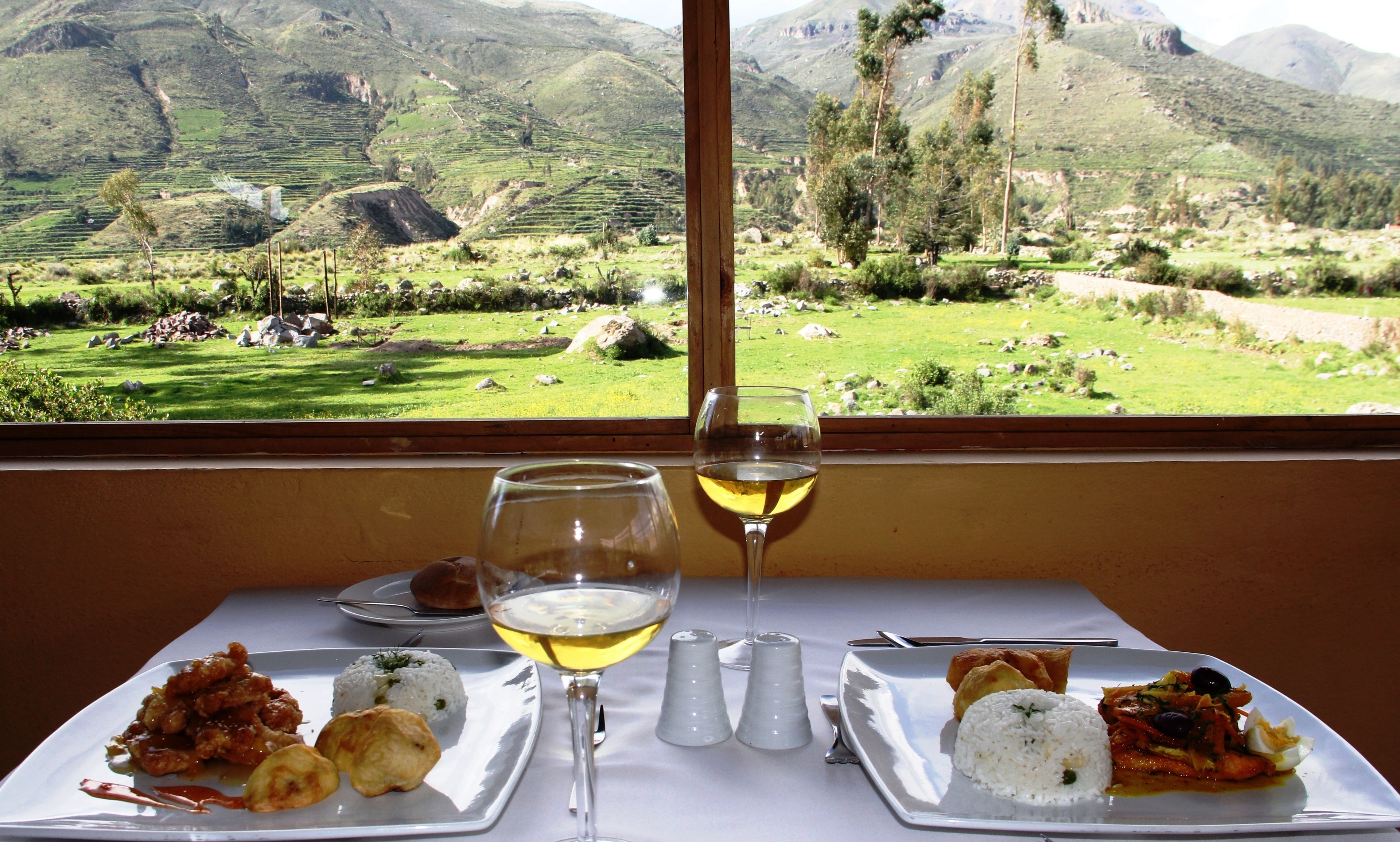 breakfast, lunch, dinner served; garden views