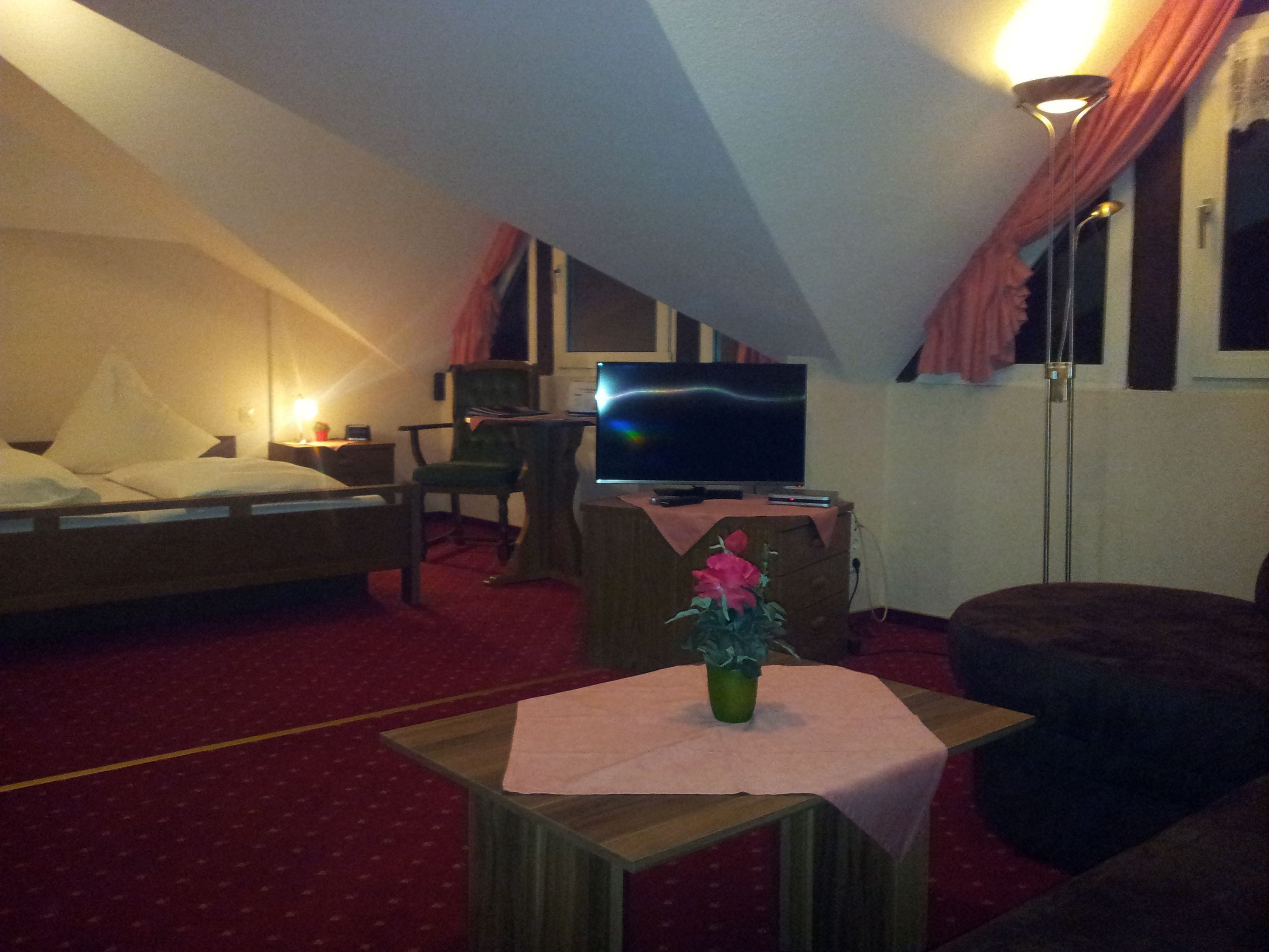 double room | living area | tv