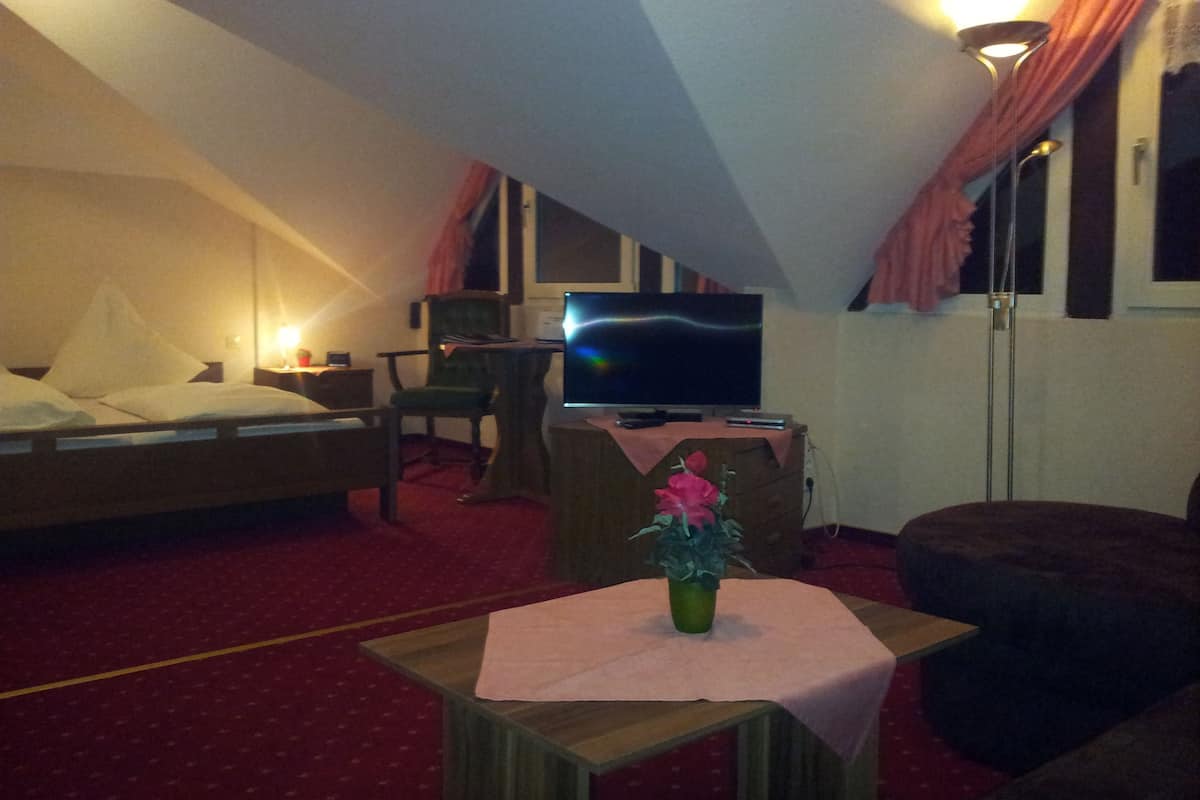 double room | living area | tv