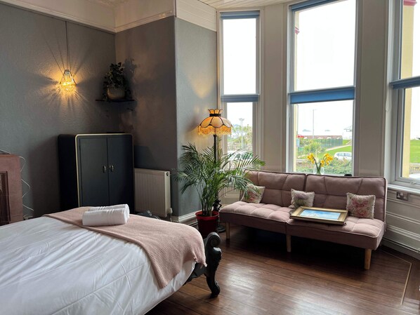 Premium bedding, individually decorated, individually furnished