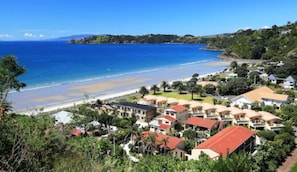 Aerial view - Onetangi Beach Apartments (Waiheke Island)