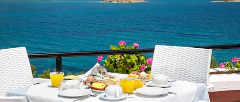 Blick von der Unterkunft