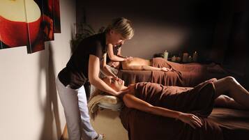 Body treatments, hydrotherapy, aromatherapy, hot stone massages