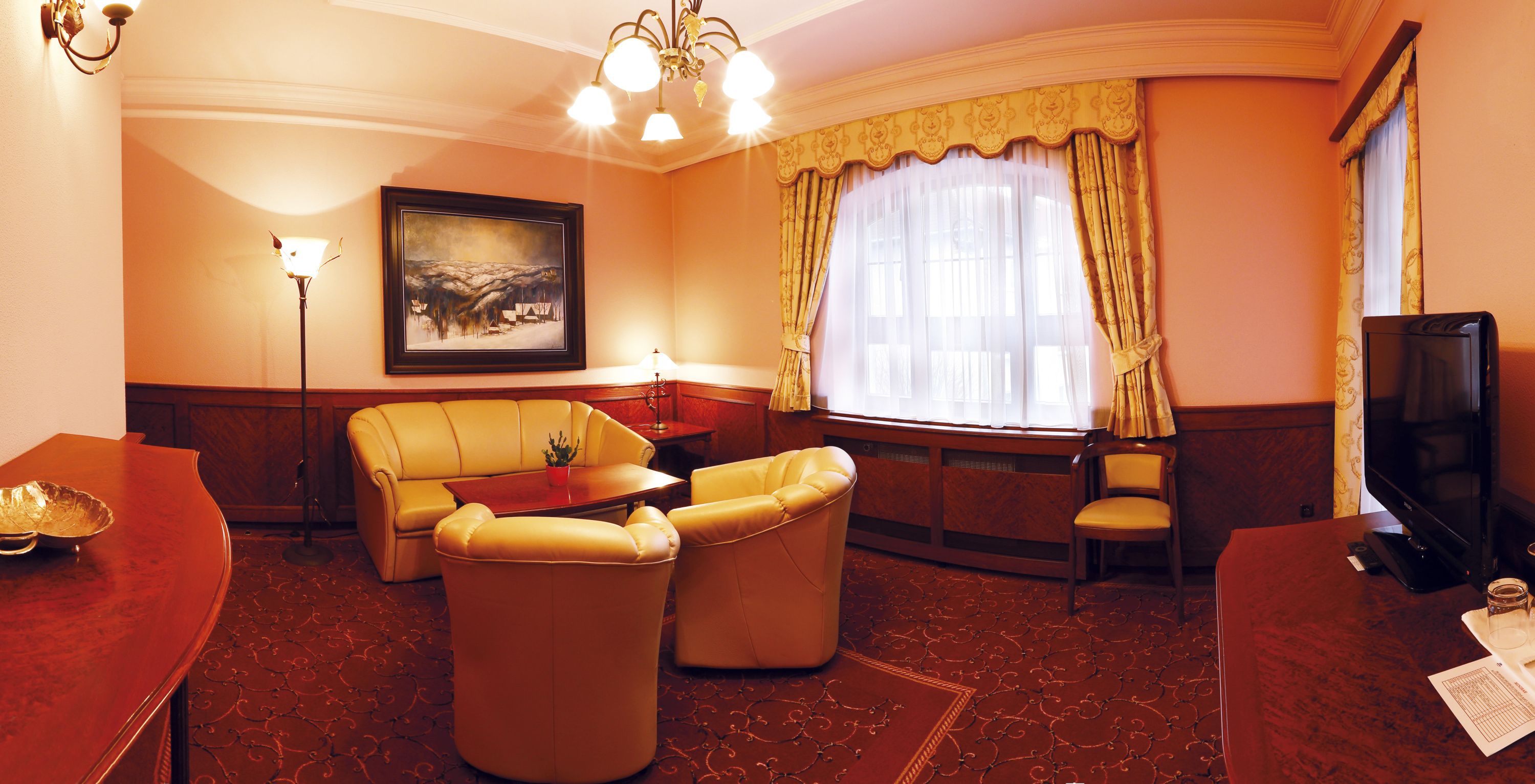 royal suite | living room | lcd tv
