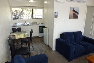 Two Bedroom Unit | Private kitchen | Coffee/tea maker, electric kettle, toaster, cookware/dishes/utensils