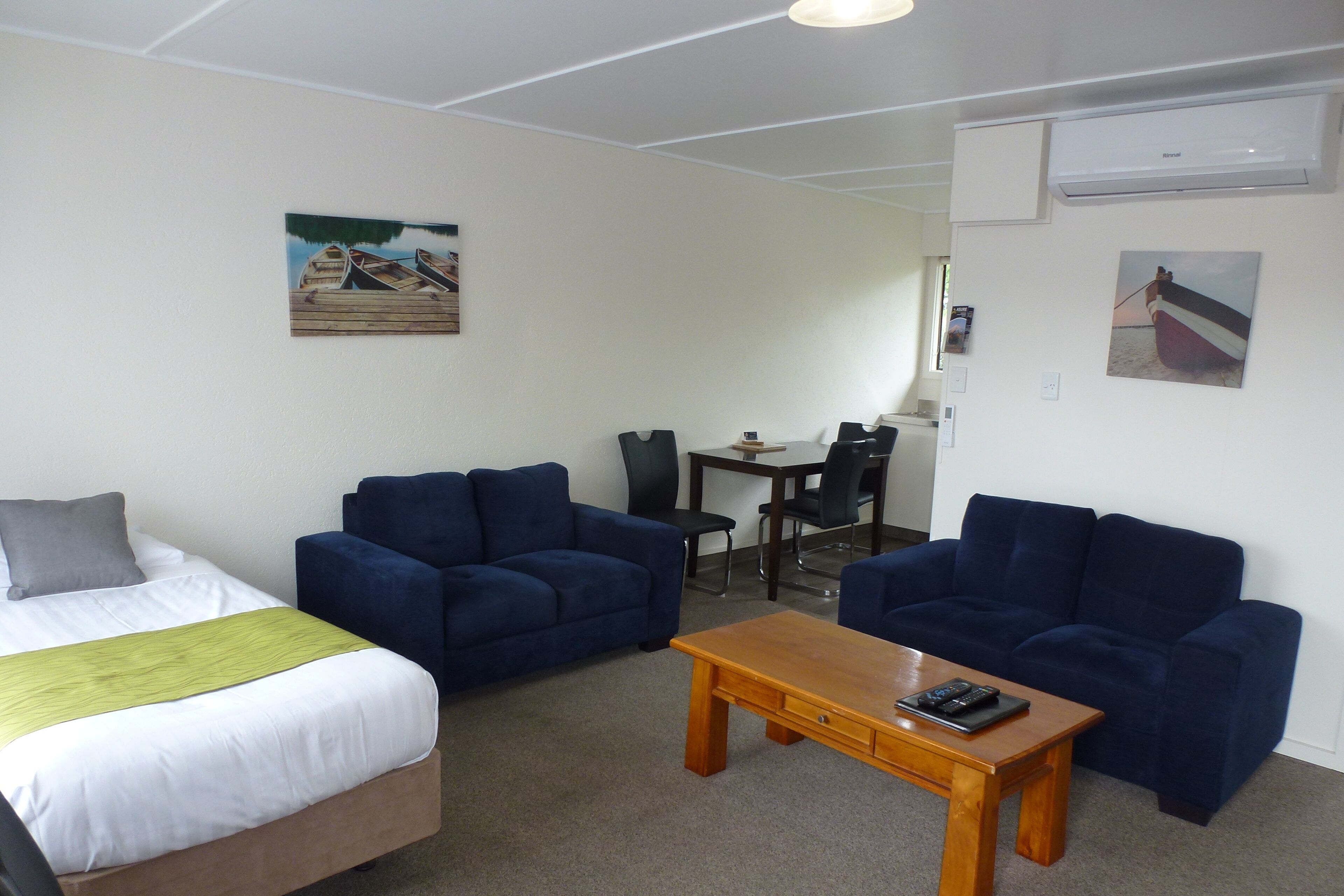 Two Bedroom Unit | Individually decorated, individually furnished, laptop workspace