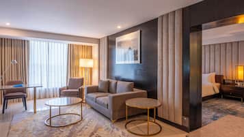 Suíte júnior | 1 quarto, roupas de cama premium