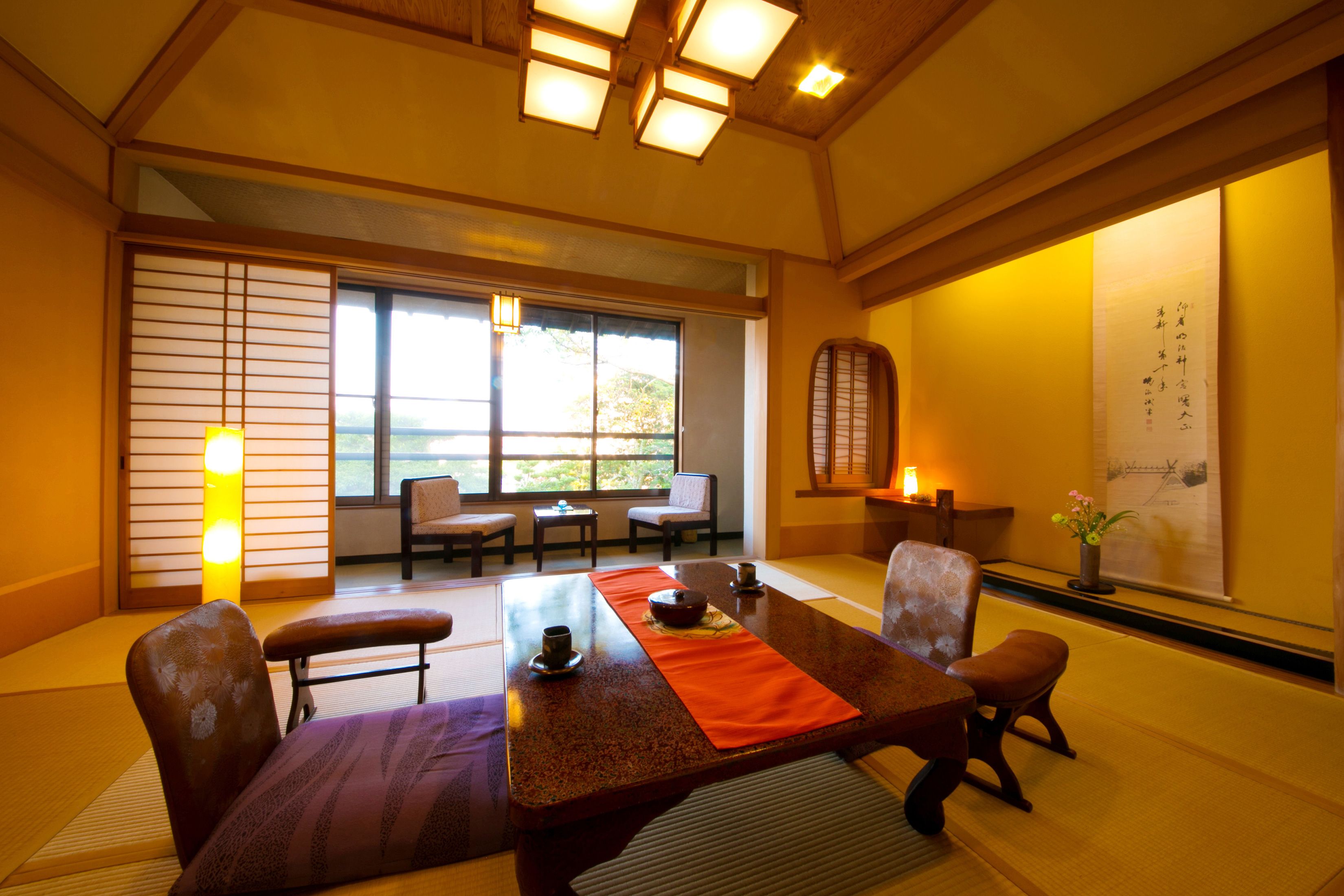트래디셔널룸 (Japanese Room 10 Tatami Mats) | 미니바, 객실 내 금고, 책상, 노트북 작업 공간