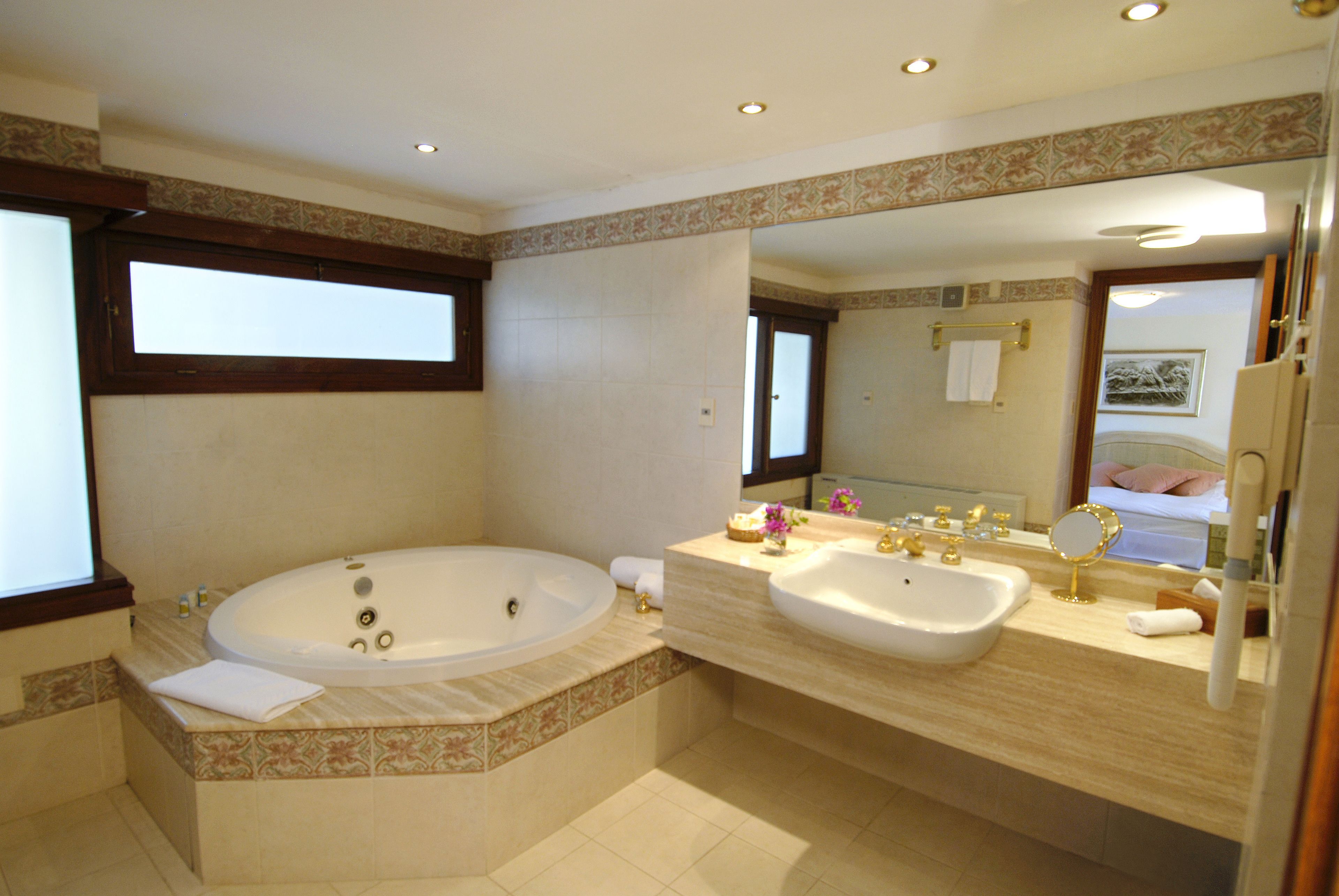 free toiletries, hair dryer, bathrobes, bidet