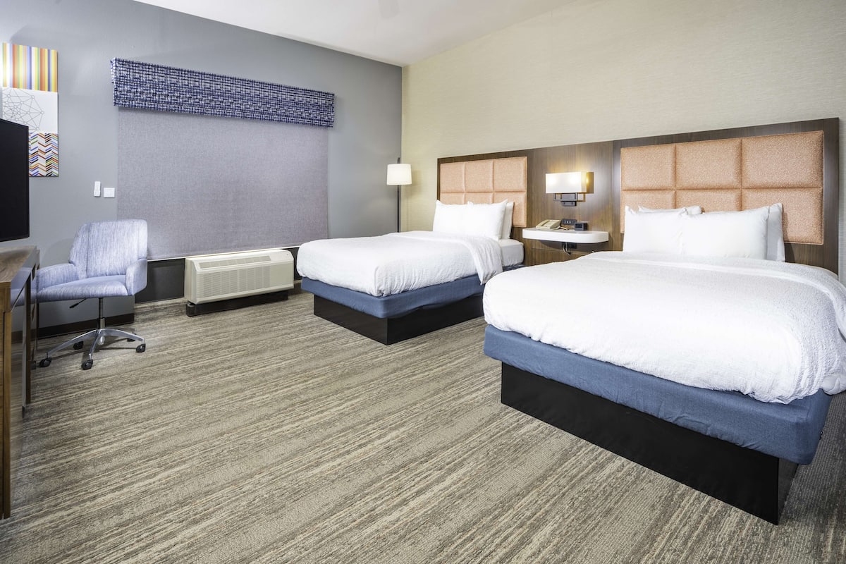 room, 2 queen beds, accessible, non smoking | in-room safe, iron/ironing board, free wifi, bed sheets