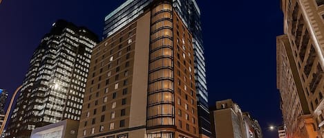 Front of property - evening/night