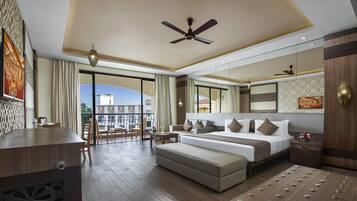 Chambre (Ultra Luxury Suite - Royale Wing) | Literie de qualité supérieure, matelas mémoire de forme, minibar