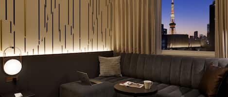 Chambre supérieure, non-fumeur (2 beds , Tokyo Tower View) | Coffre-fort, accÚs au Wi-Fi (inclus), literie fournie