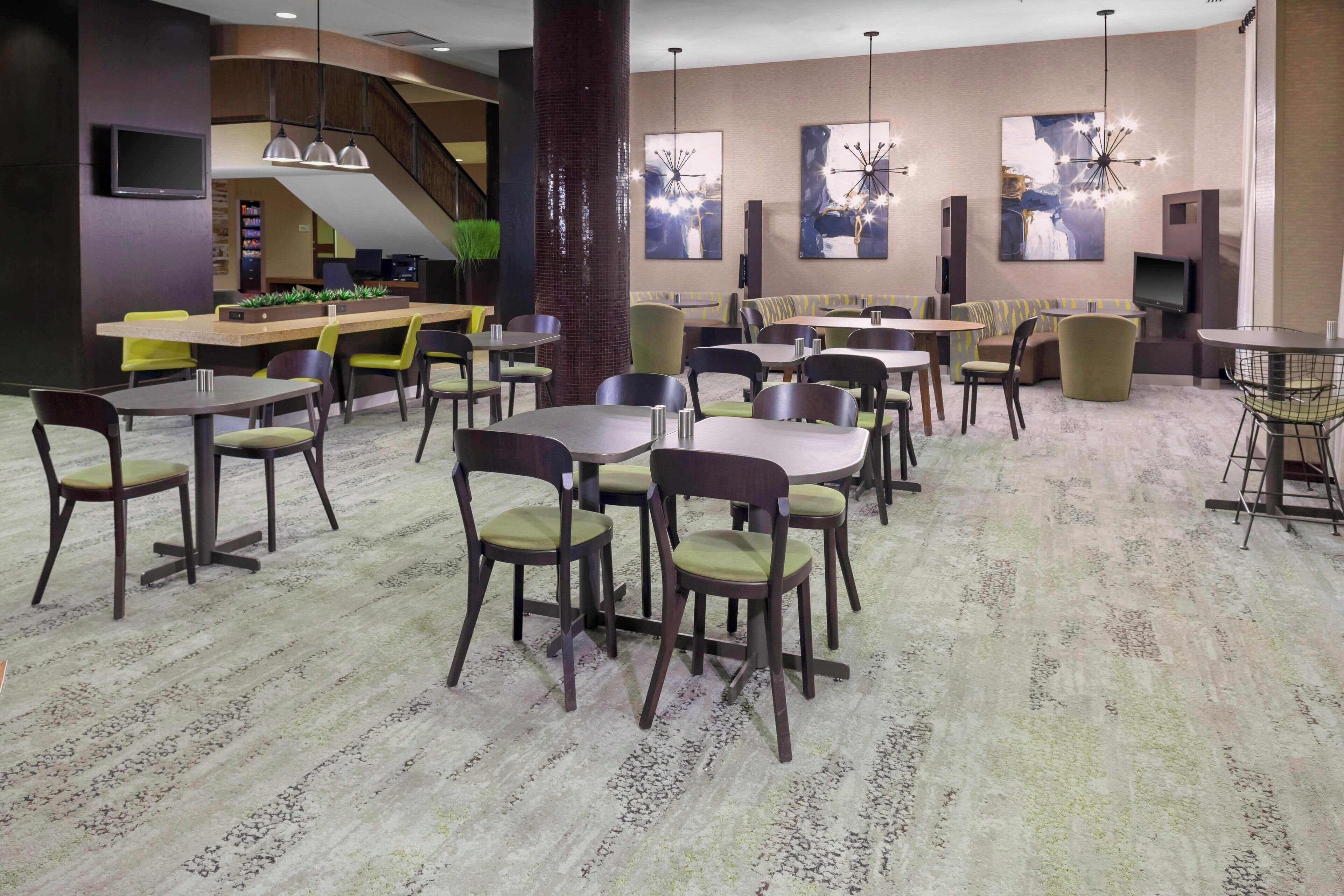 breakfast, lunch and dinner served