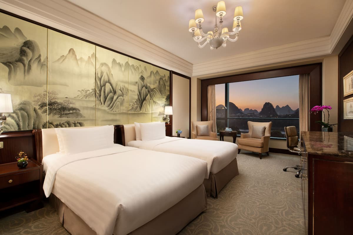 Deluxe-Zimmer, 2 Einzelbetten, Flussblick