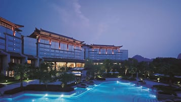 Indoor pool, seasonal outdoor pool