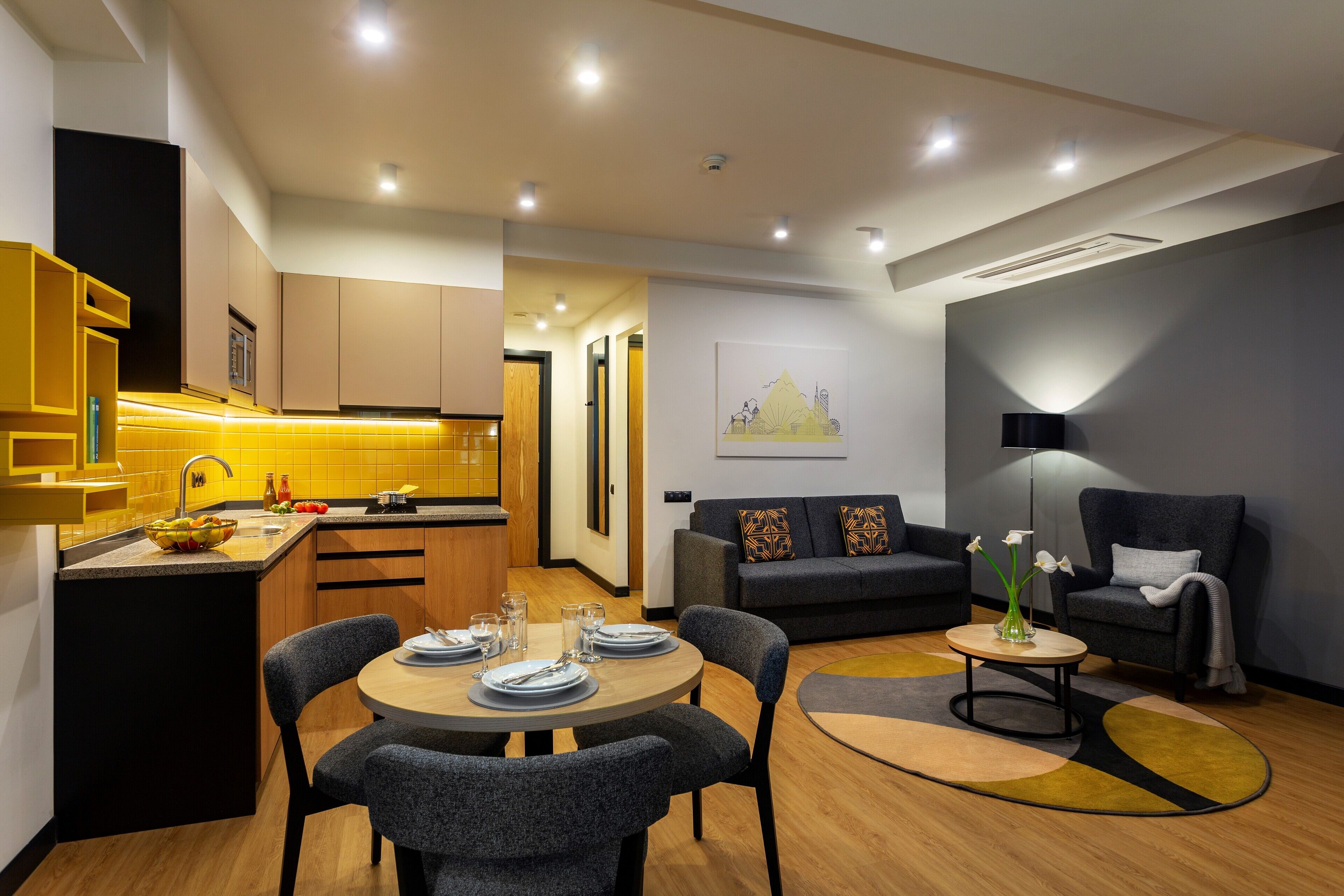Executive-Apartment, 1 Schlafzimmer | Wohnzimmer