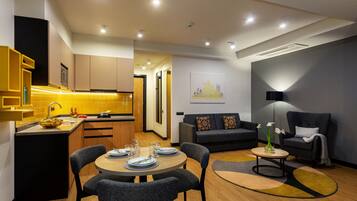 Executive-Apartment, 1 Schlafzimmer | Wohnzimmer