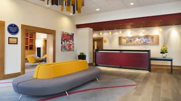 Sitteområde i lobbyen