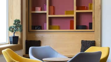 Sitteområde i lobbyen