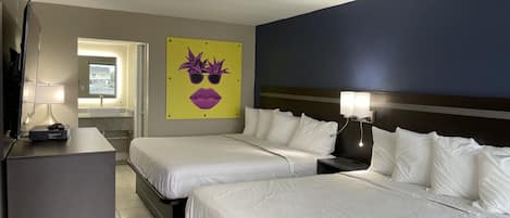 2 bedrooms, soundproofing, free WiFi, bed sheets