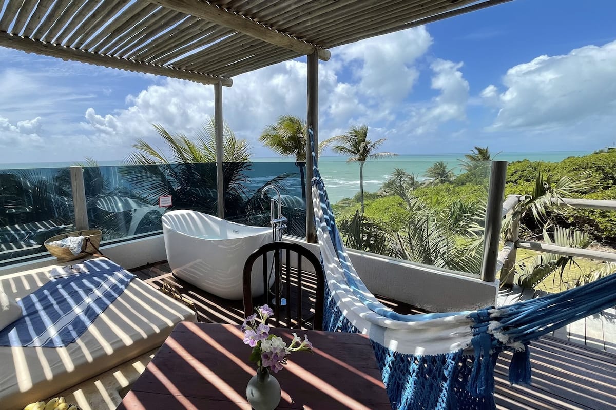 Suite Deluxe (Villa Zumbi) | Tina de hidromasaje