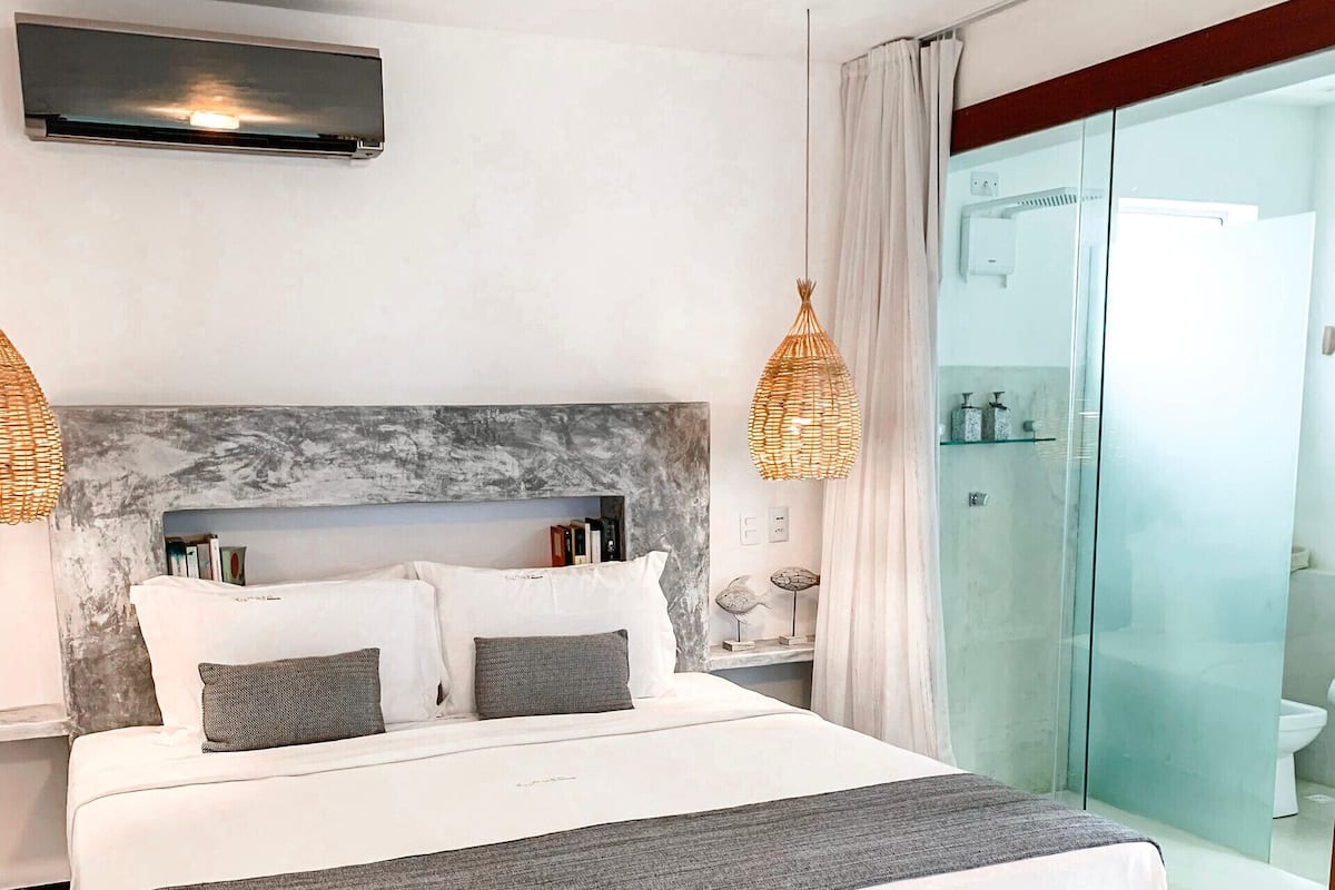 2 habitaciones y sábanas de algodón egipcio