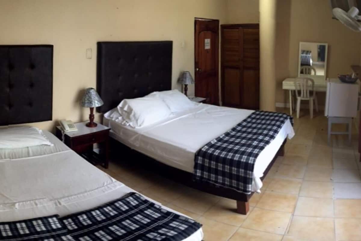 In-room safe, rollaway beds (free)