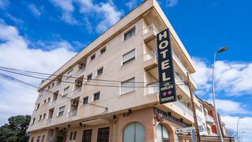 Voorkant van accommodatie