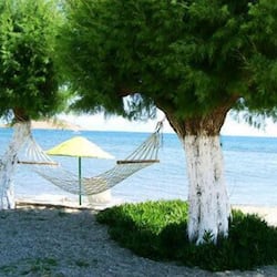 On the beach, snorkelling