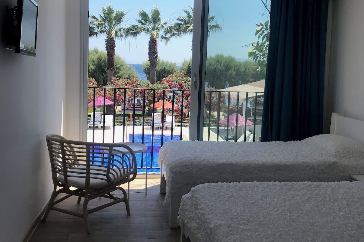 Standaard kamer, balkon, uitzicht op zee