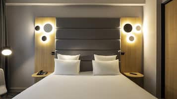 Literie de qualité supérieure, couette en duvet d'oie, minibar