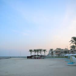 Private beach, white sand, beach cabanas, sun-loungers