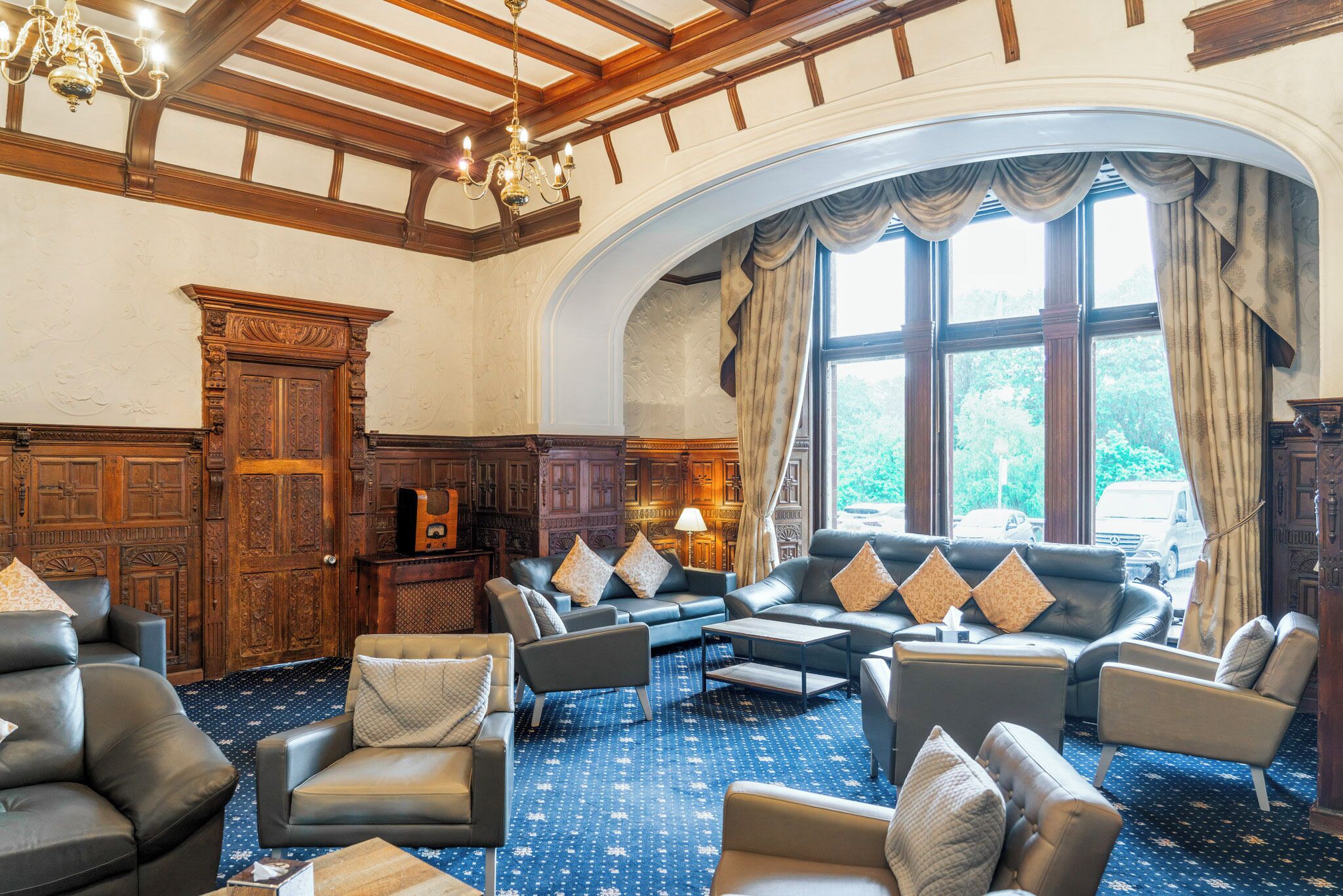Lobby sitting area