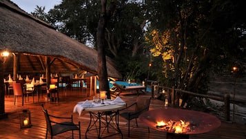 Front of property - evening/night