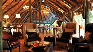 Lobby sitting area - Selous Serena Camp (Selous Game Reserve)