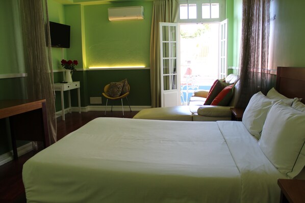 Family Suite, 2 Bedrooms, Non Smoking, City View (Family & Friends) | Desk, blackout drapes, soundproofing, iron/ironing board