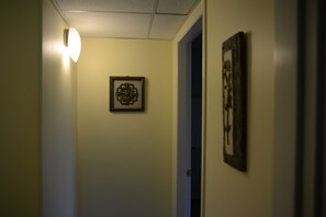 1 bedroom, premium bedding, laptop workspace, soundproofing