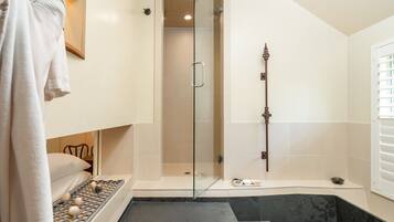 Room, 1 King Bed (Farmhouse) | Bathroom shower