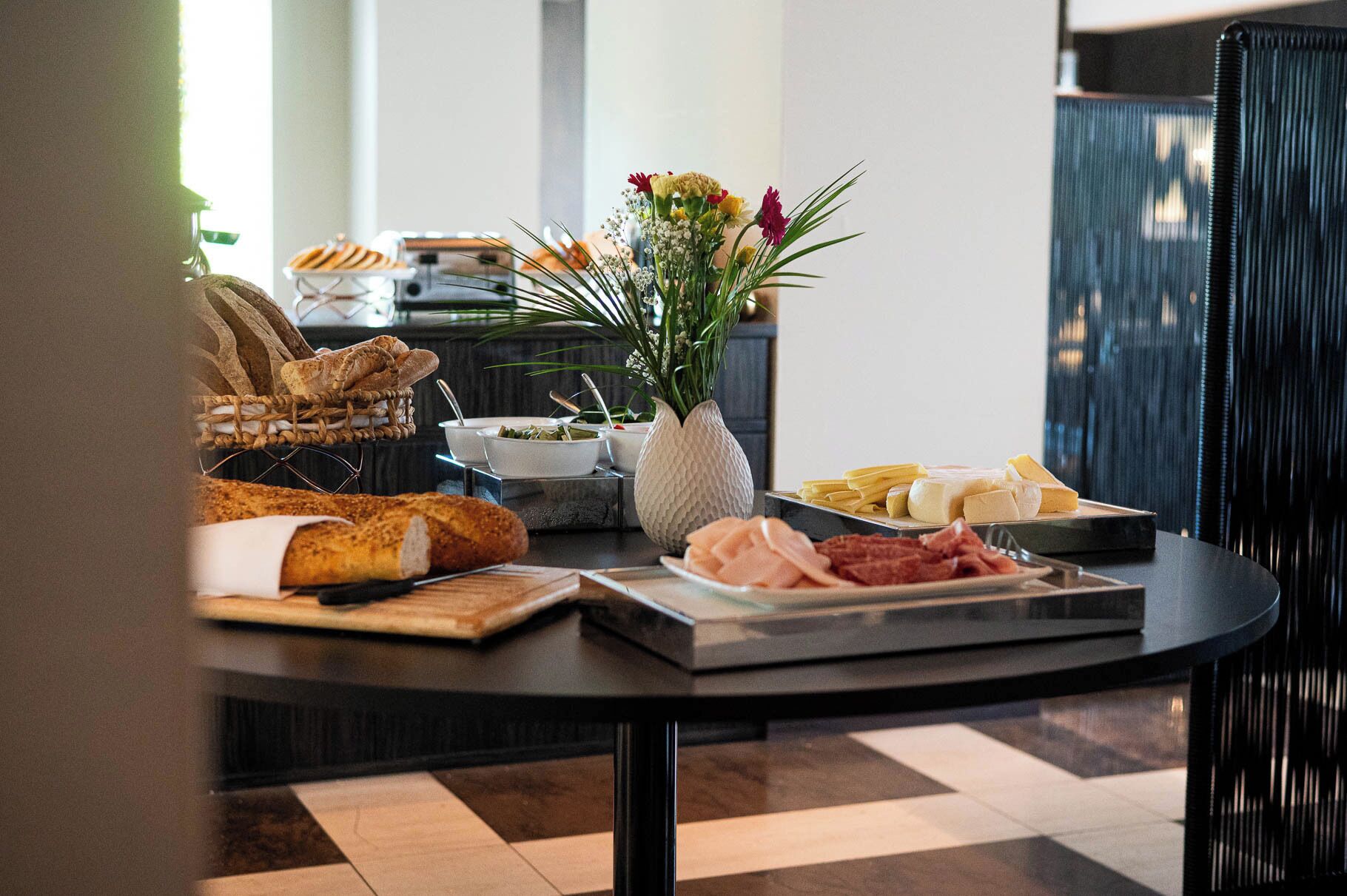 daily buffet breakfast (eur 12 per person)