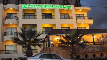 Front of property – evening/night