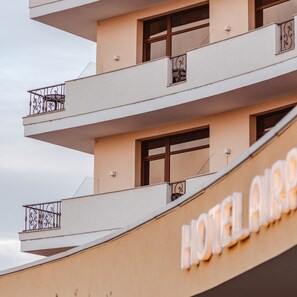 Fassade der Unterkunft