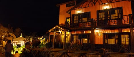 Front of property - evening/night
