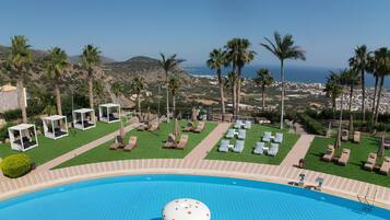 Pemandangan dari properti