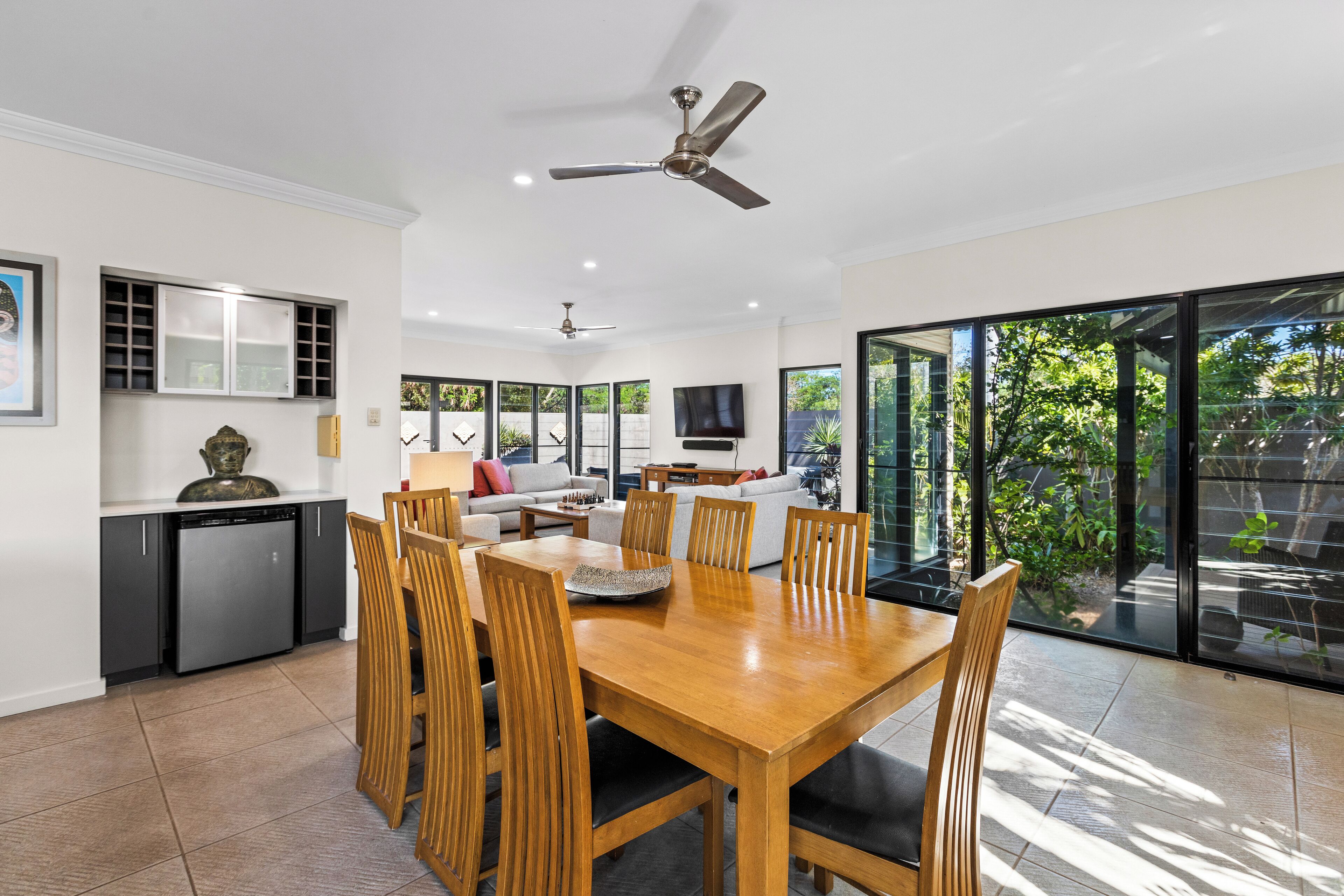 3 bedroom superior pool villa | in-room dining