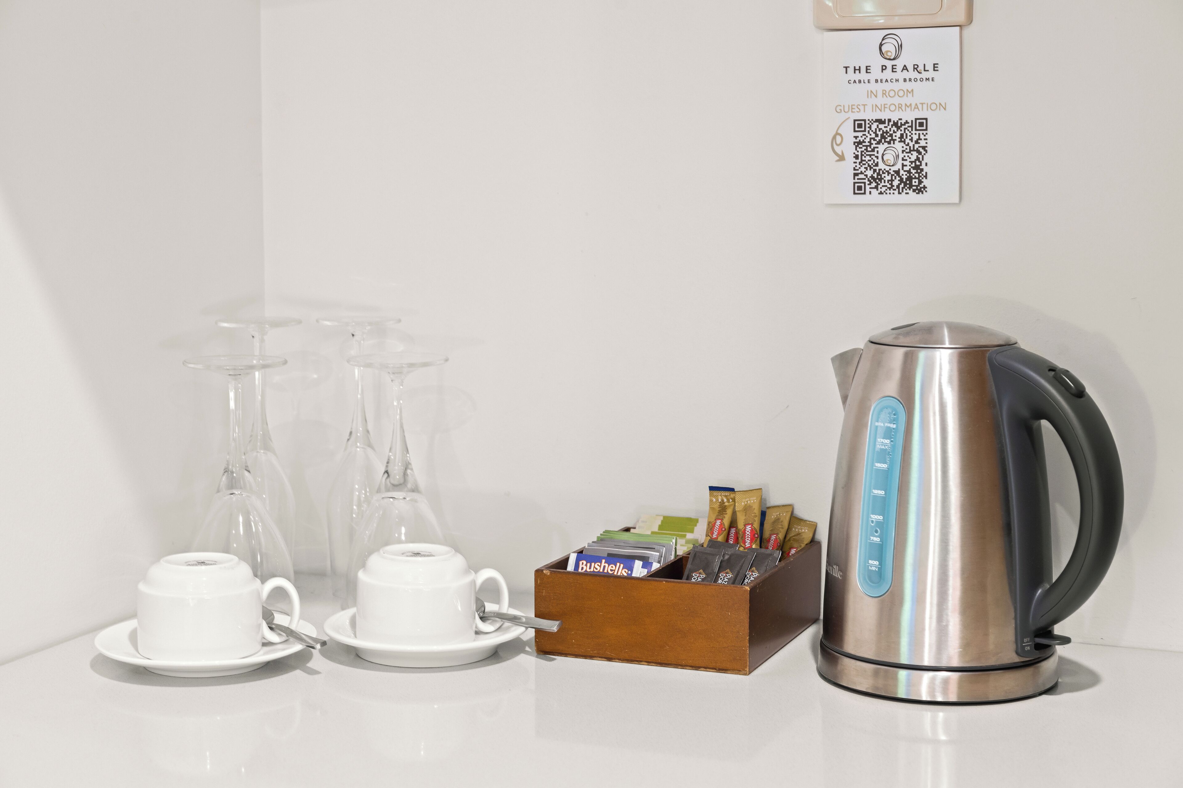 pearle guest room | coffee and/or coffee maker