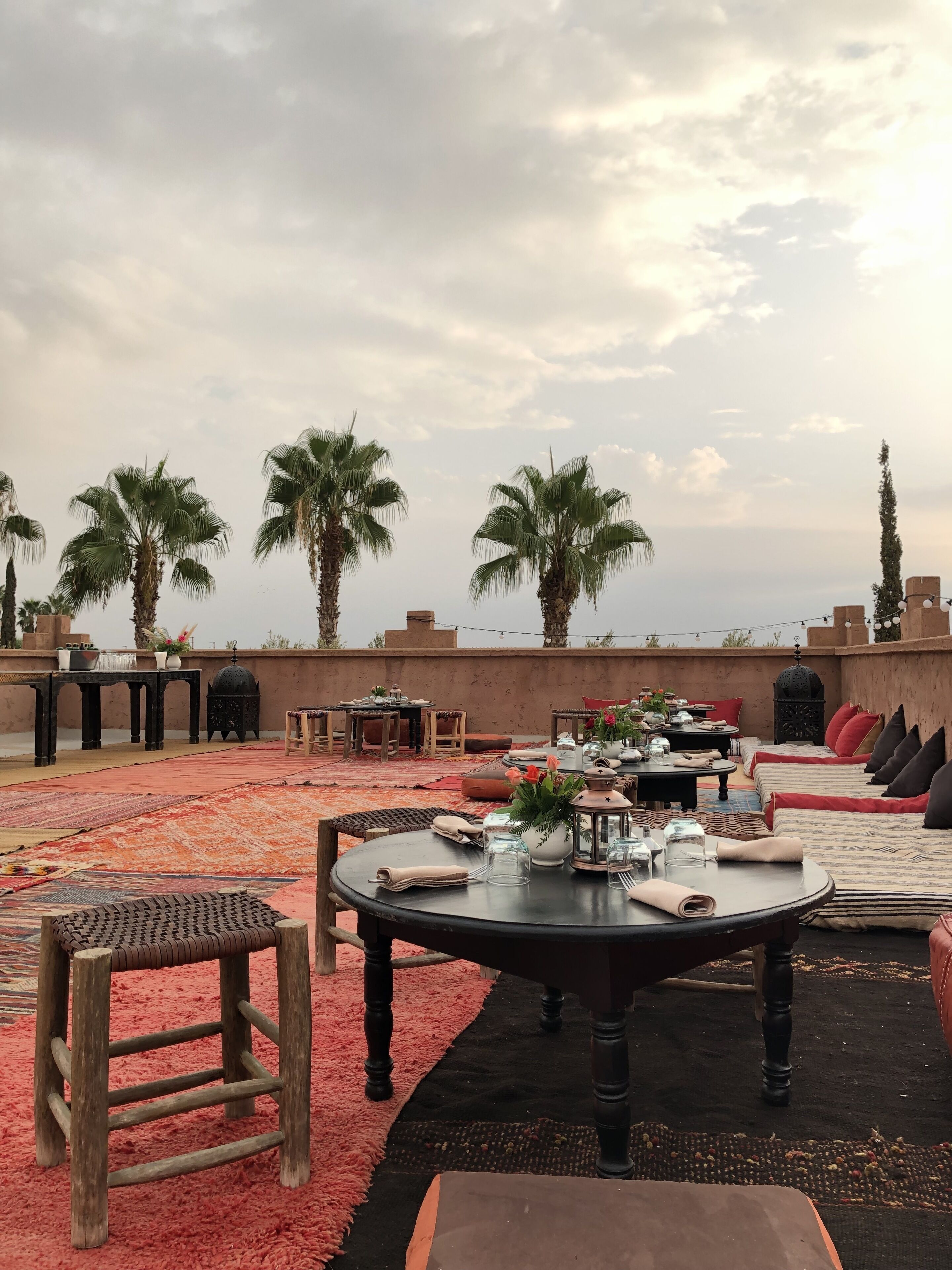 Área de bodas al aire libre