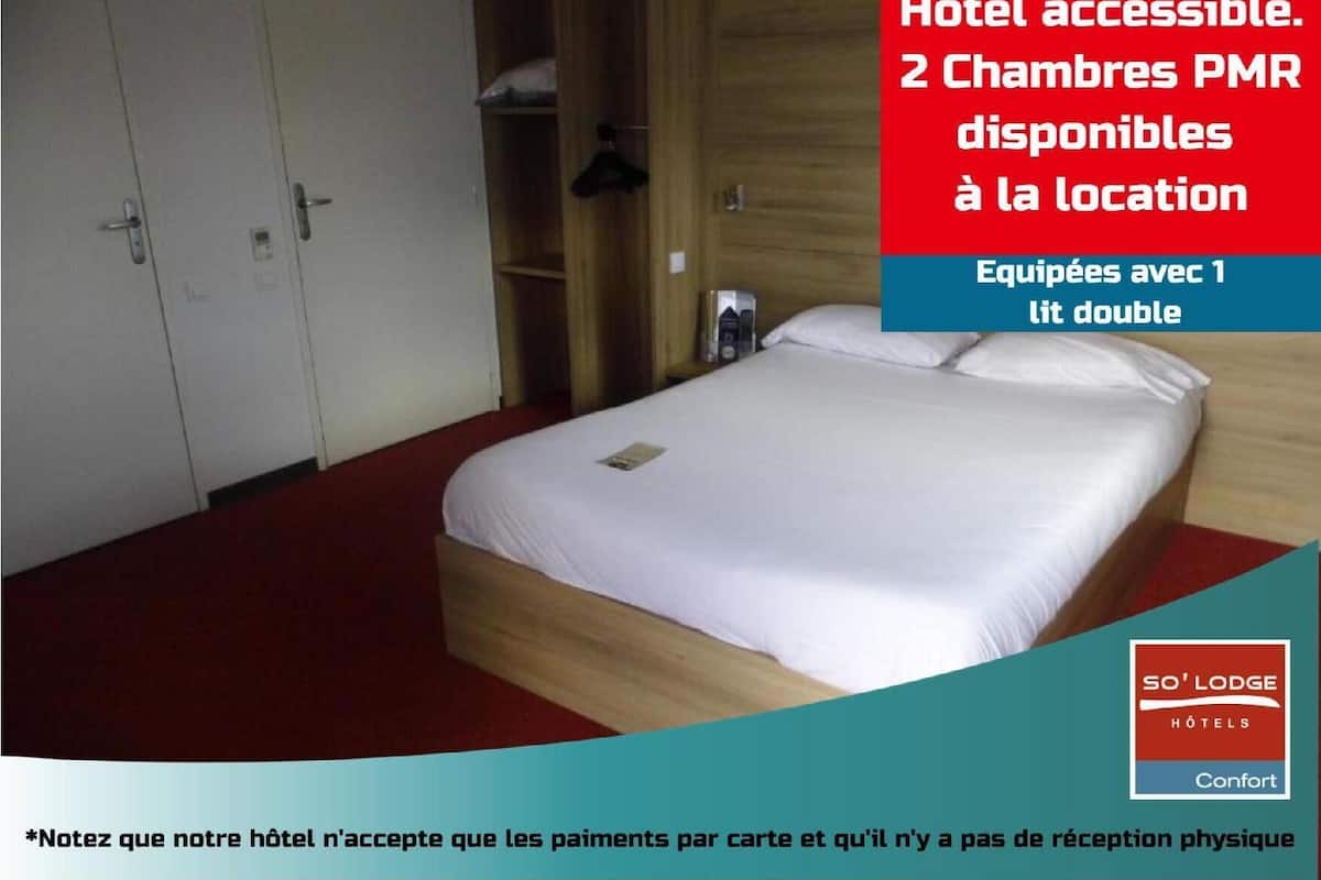Double Room, Accessible | Premium bedding, desk, laptop workspace, iron/ironing board