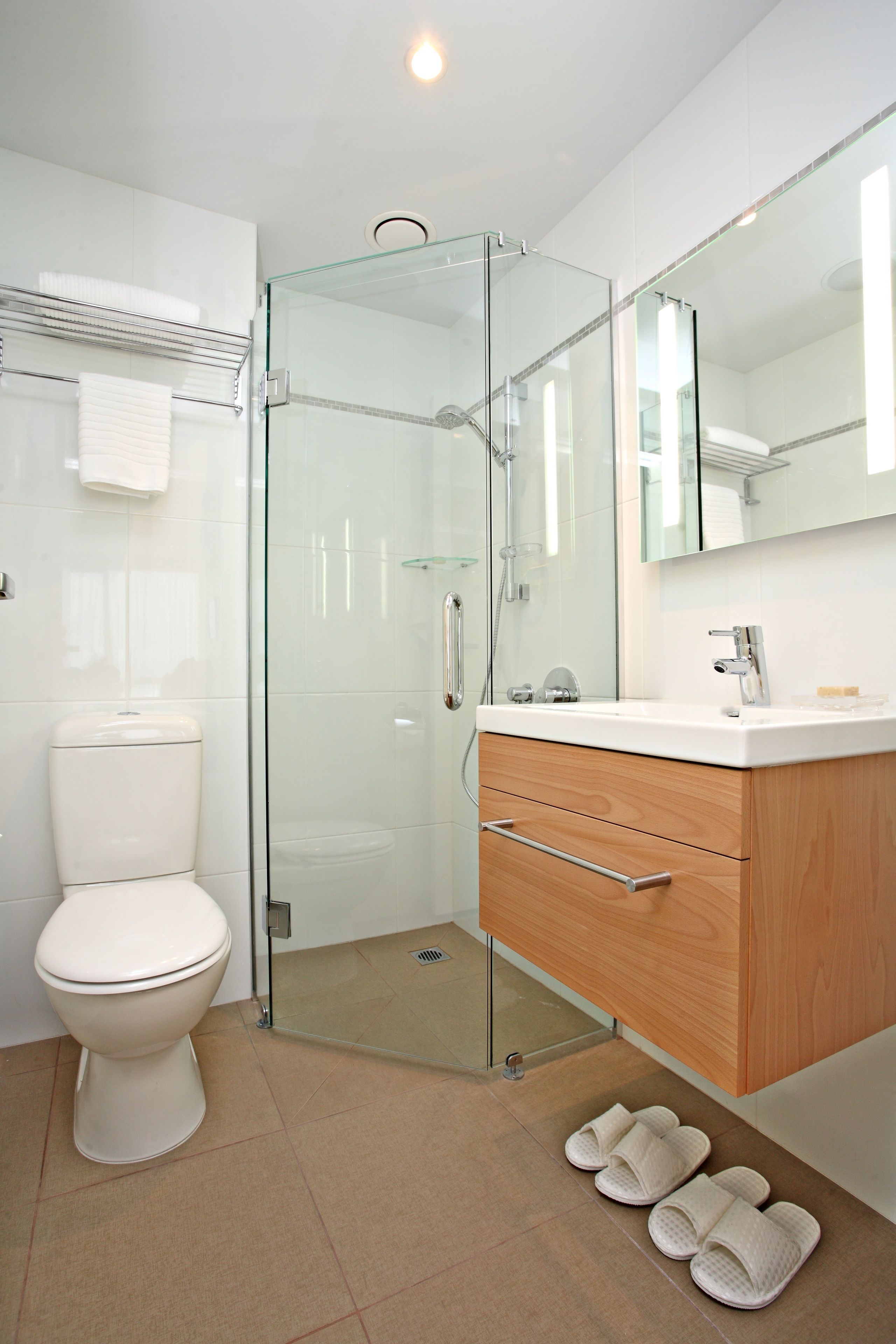 free toiletries, hair dryer, bathrobes, towels